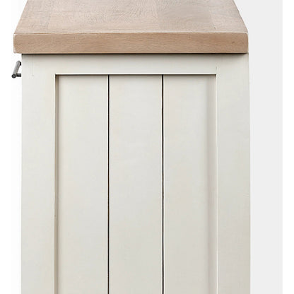 Fairview Sideboard by Mercana in natural, white. Made from unique in a cottage & farmhouse style.
