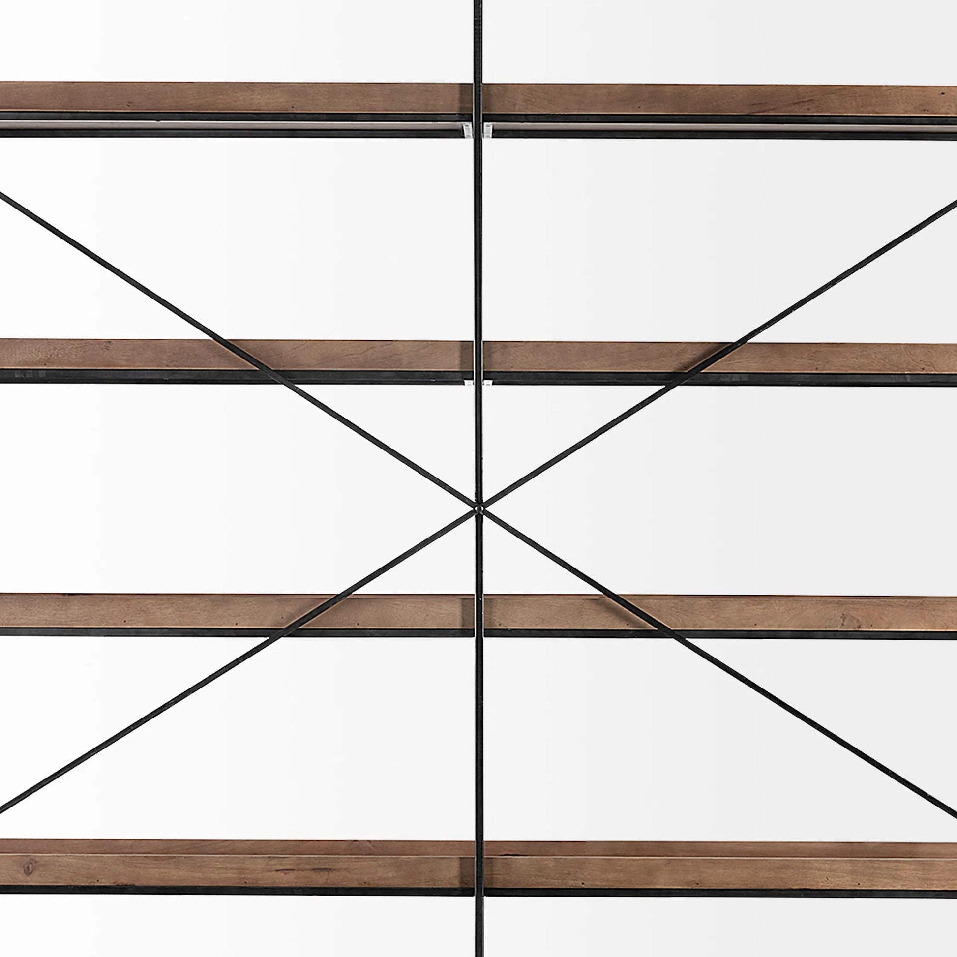 Trey Shelving Unit by Mercana in natural. Made from unique in a modern style.