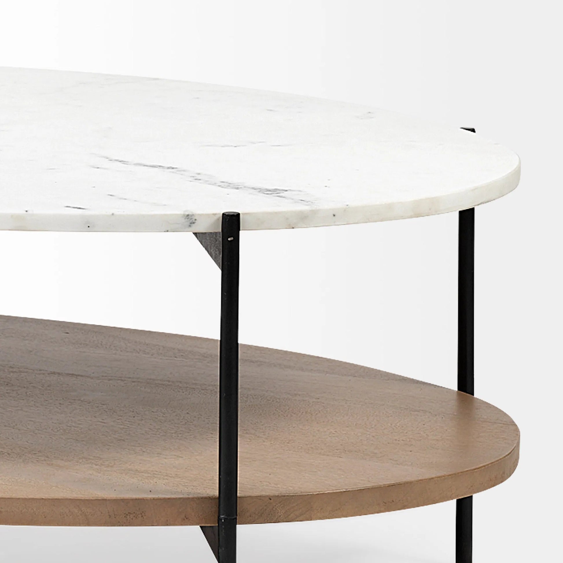 Larkin Round Coffee Table by Mercana. Made from unique in a transitional style.