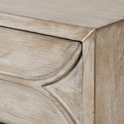 Giselle Accent Cabinet by Mercana in dark brown. Made from unique in a modern style.