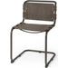 Berbick Dining Chair by Mercana. Made from leather, iron in a unique style.