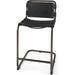 Berbick Leather Seat Counter Stool by Mercana. Made from leather, iron in a unique style.