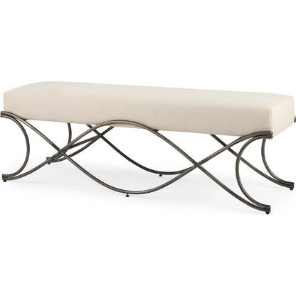 Ayla Bench by Mercana. Made from metal in a modern style.