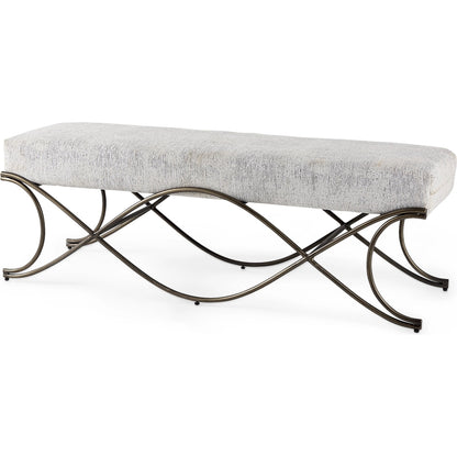 Ayla Bench by Mercana. Made from metal in a modern style.