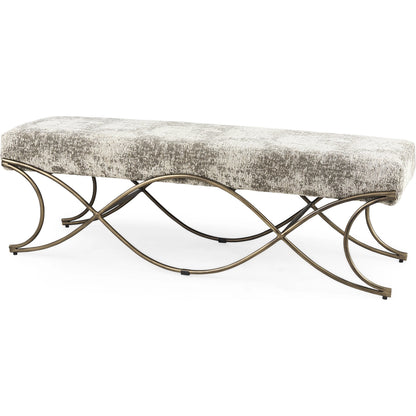 Ayla Bench by Mercana. Made from metal in a modern style.