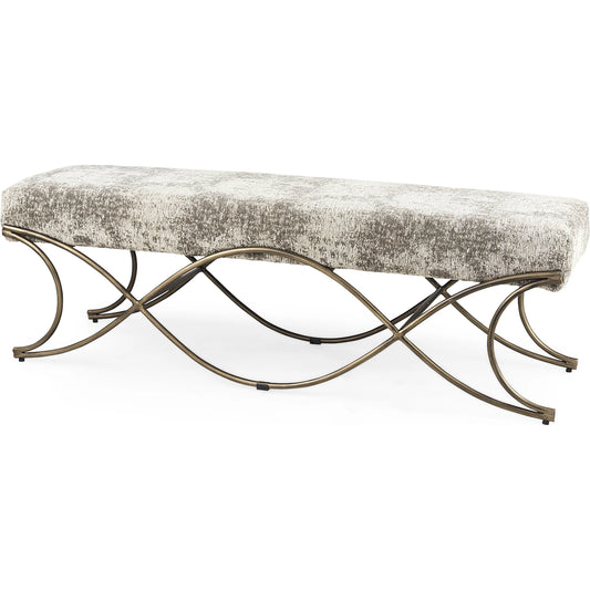 Ayla Bench by Mercana. Made from metal in a unique style.
