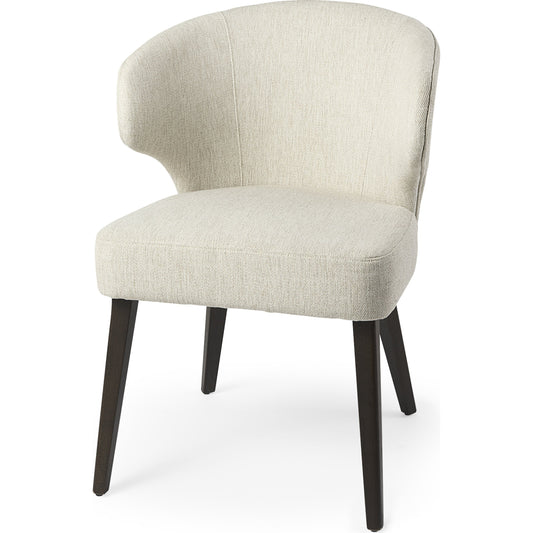 Niles Dining Chair by Mercana. Made from fabric, wood in a modern style.