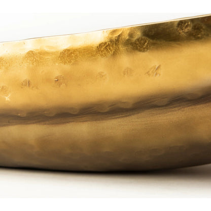 Karmen Hammered Oversized Bowls Set of Two by Mercana in gold. Made from unique in a modern style.