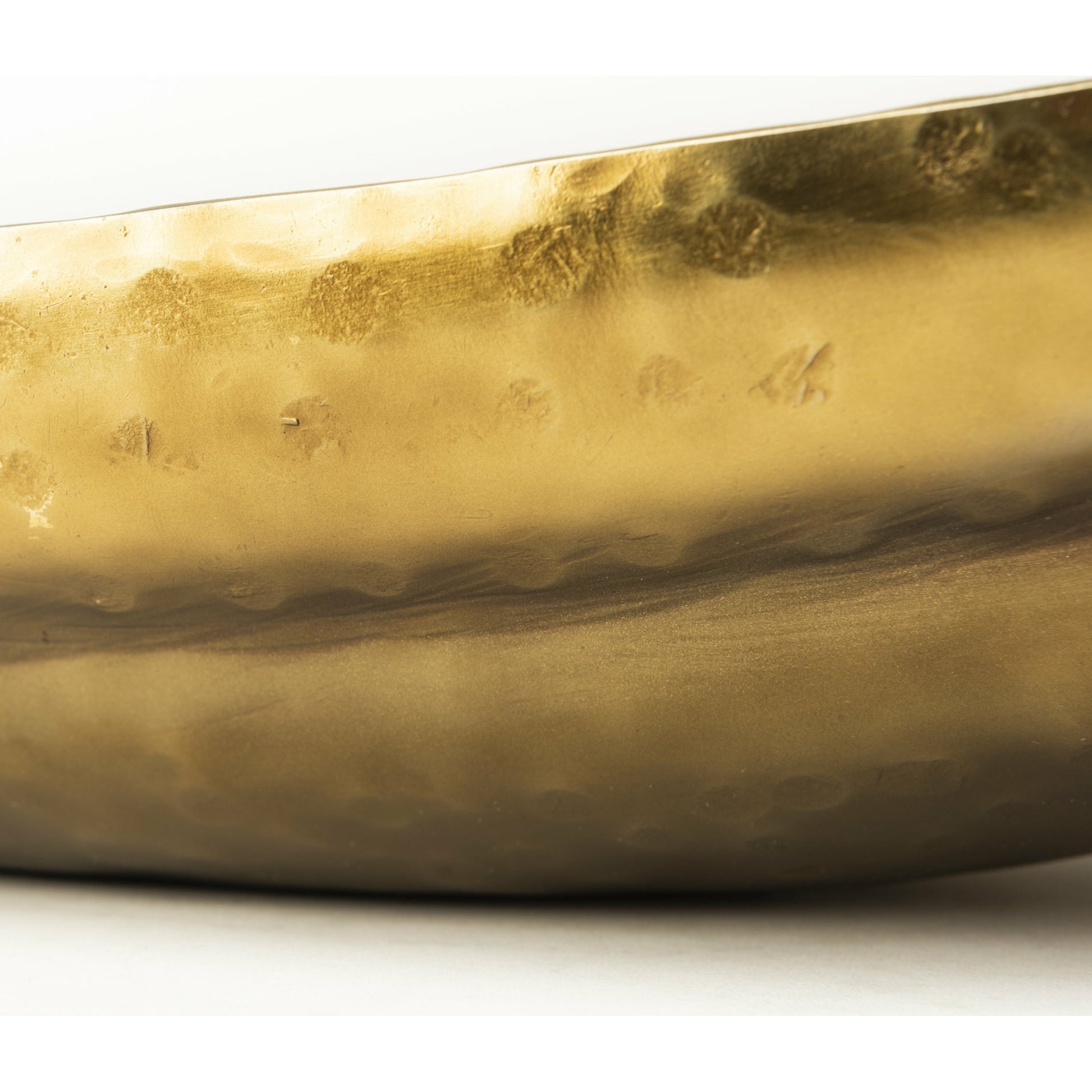 Karmen Hammered Oversized Bowls Set of Two by Mercana in gold. Made from unique in a modern style.