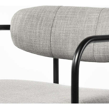 Parker Upholstered Seat Bar Stool by Mercana. Made from fabric in a modern style.