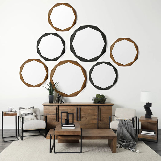 Davy Hexagonal Bowl by Mercana in black. Made from unique in a modern style.