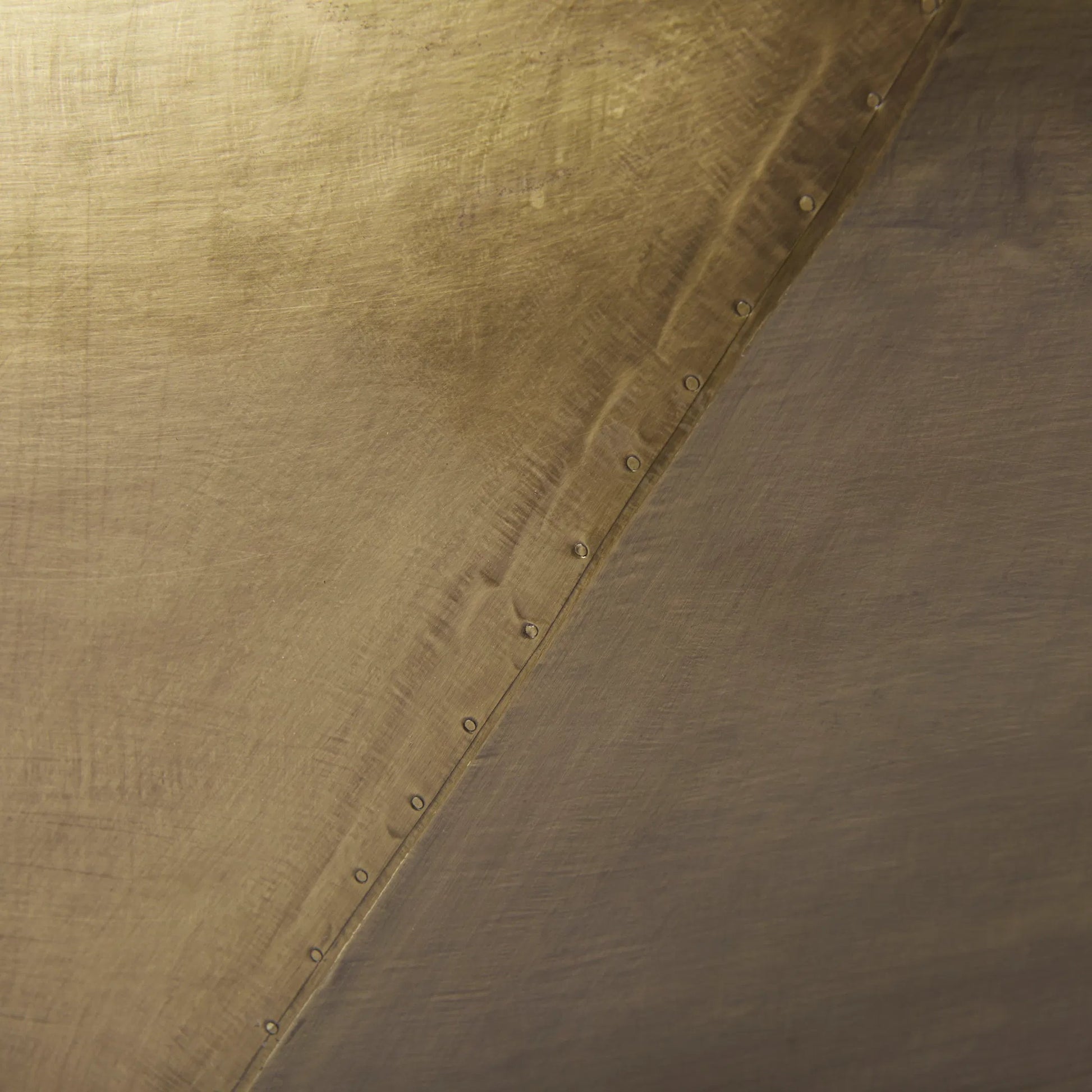Esagono Coffee Table by Mercana in brass. Made from unique in a modern style.