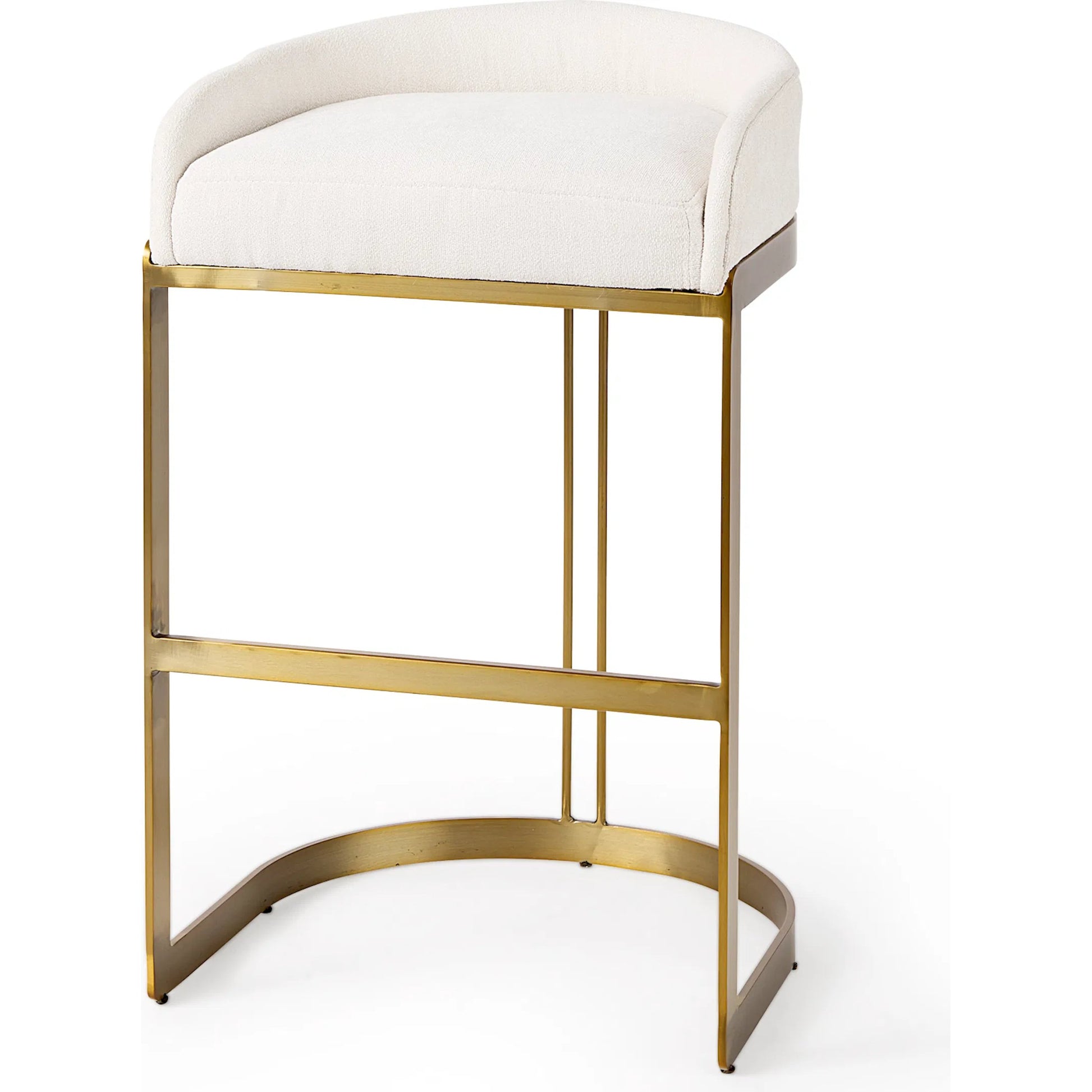 Hollyfield Bar Stool by Mercana. Made from metal in a transitional style.