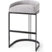 Hollyfield Bar Stool by Mercana. Made from metal in a transitional style.