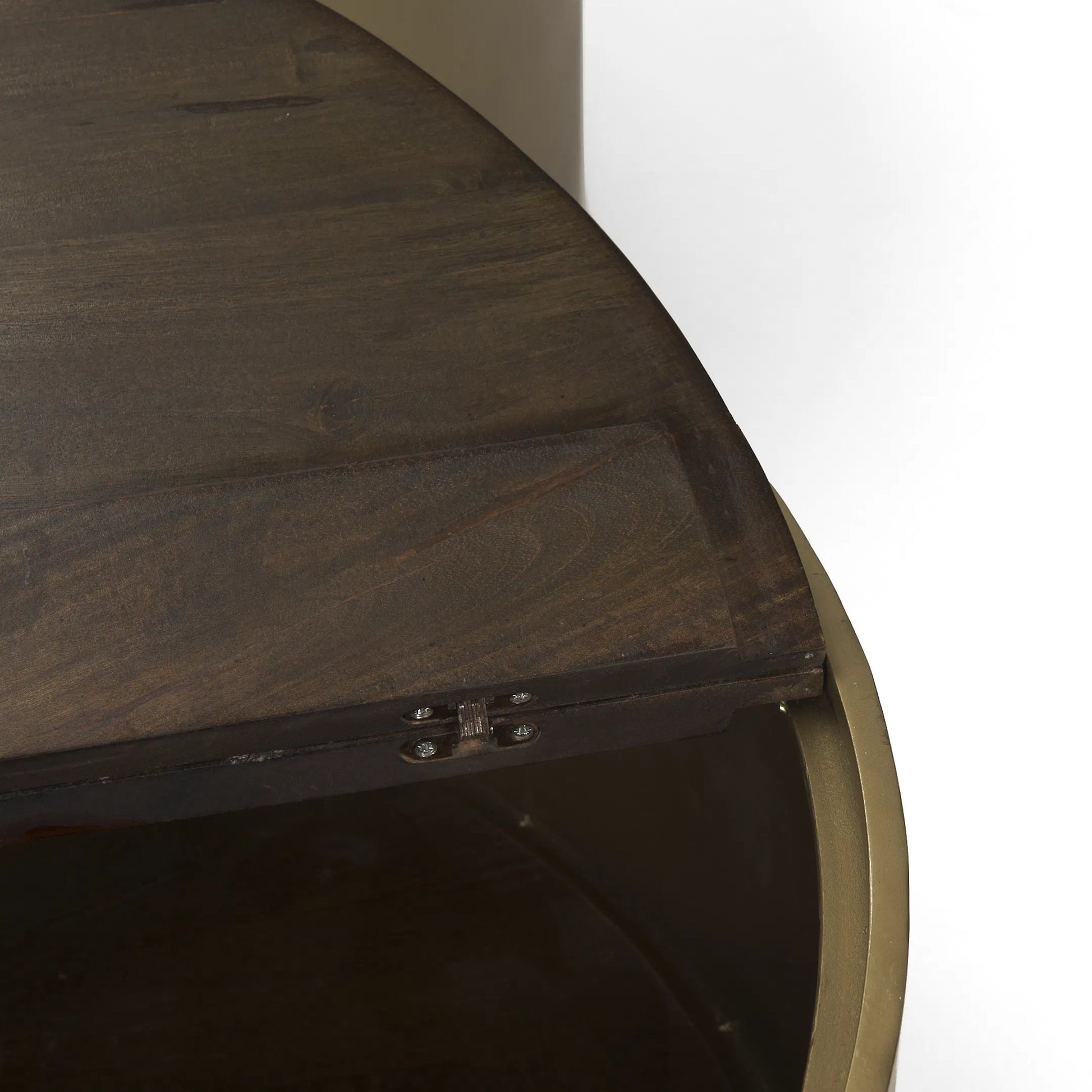 Eclipse Coffee Table by Mercana in brass. Made from wood, metal in a eclectic & global style.