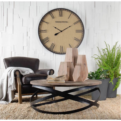 Triumph Coffee Table by Mercana in natural. Made from unique in a modern style.