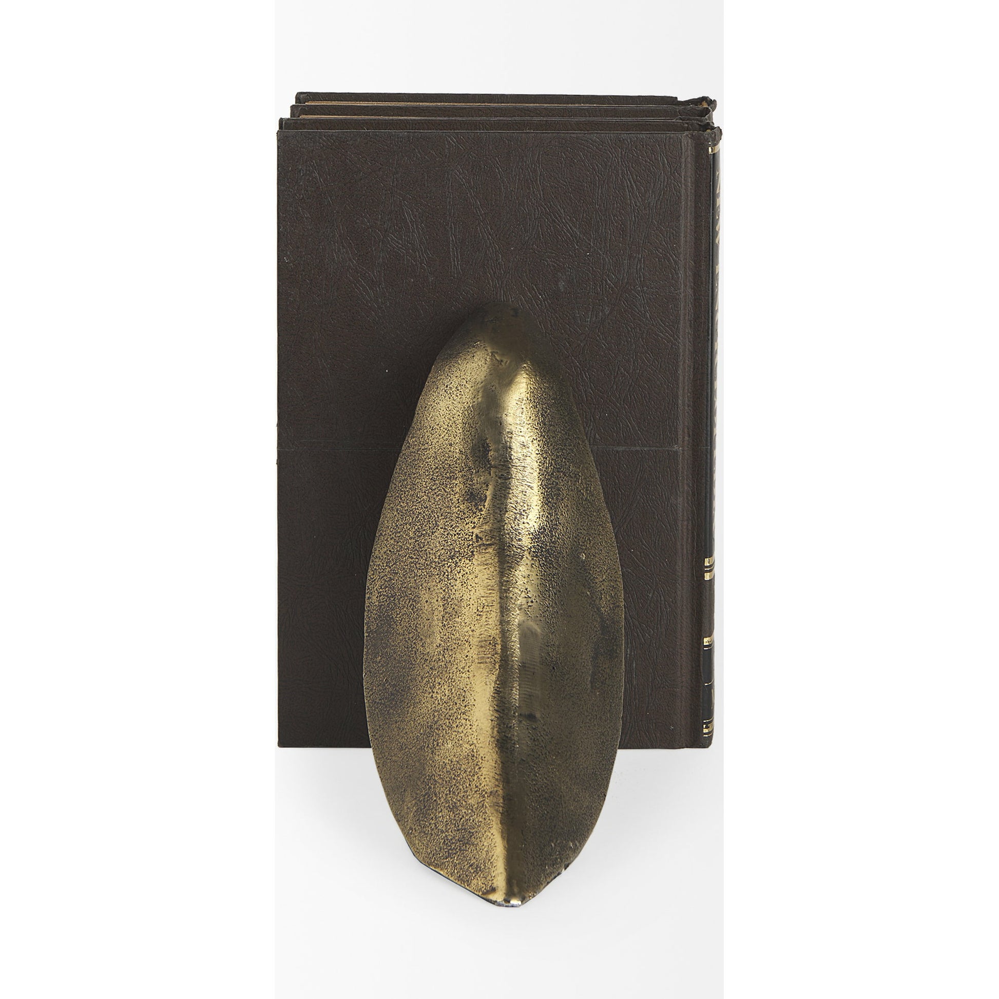 Dover Aluminum Dove Bookends Set of Two by Mercana in gold. Made from aluminum in a modern style.