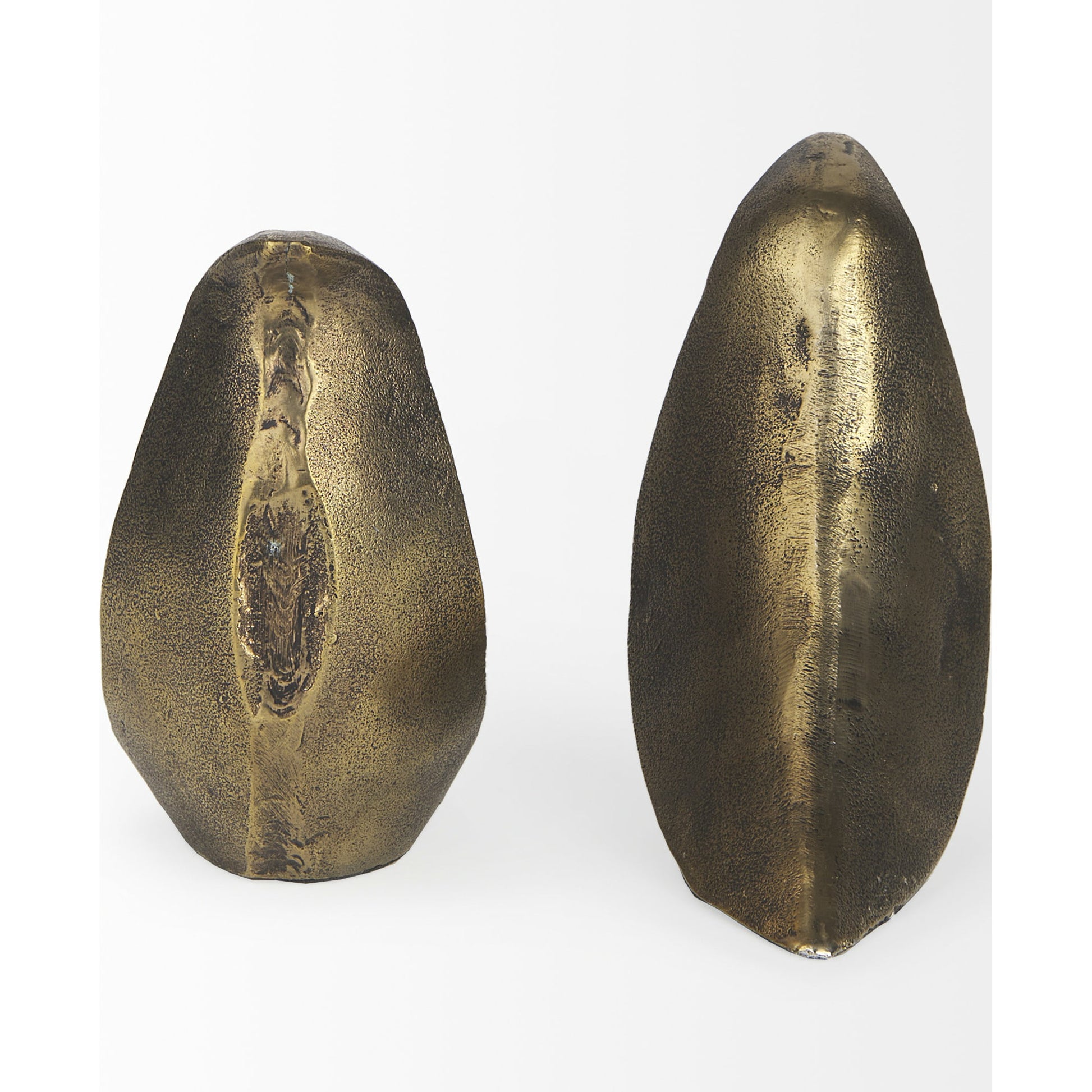 Dover Aluminum Dove Bookends Set of Two by Mercana in gold. Made from aluminum in a modern style.