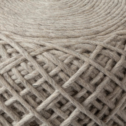 Allium Pouf by Mercana. Made from handwoven wool in a eclectic & global style.