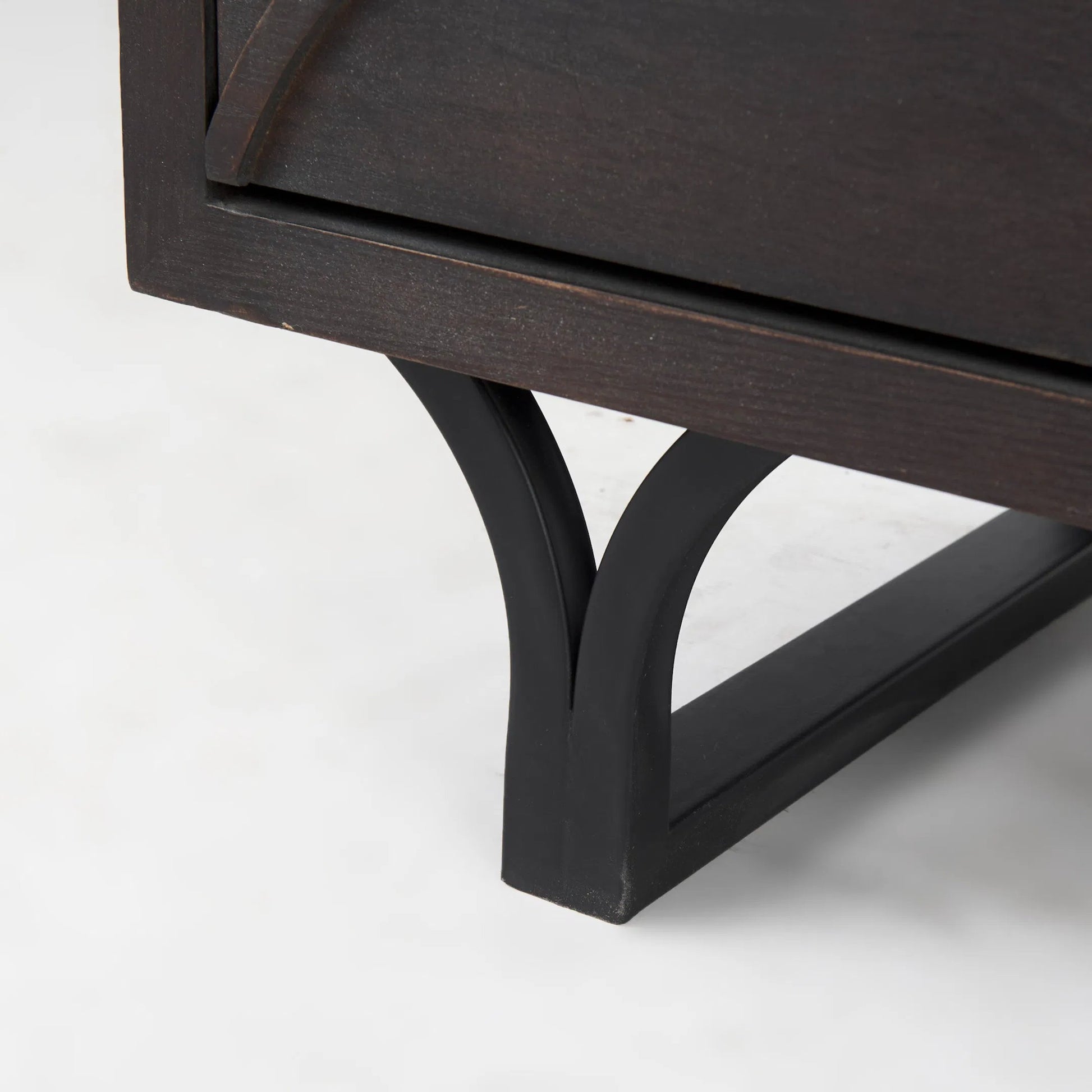 Giselle Accent Cabinet by Mercana in dark brown. Made from unique in a modern style.