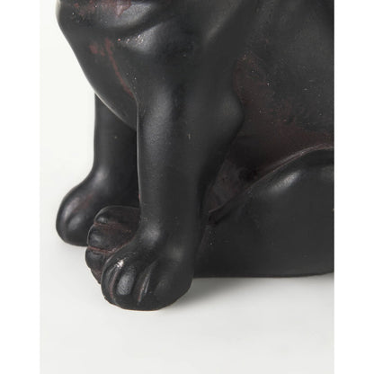 Cadence Pug Dog by Mercana in black. Made from unique in a traditional style.