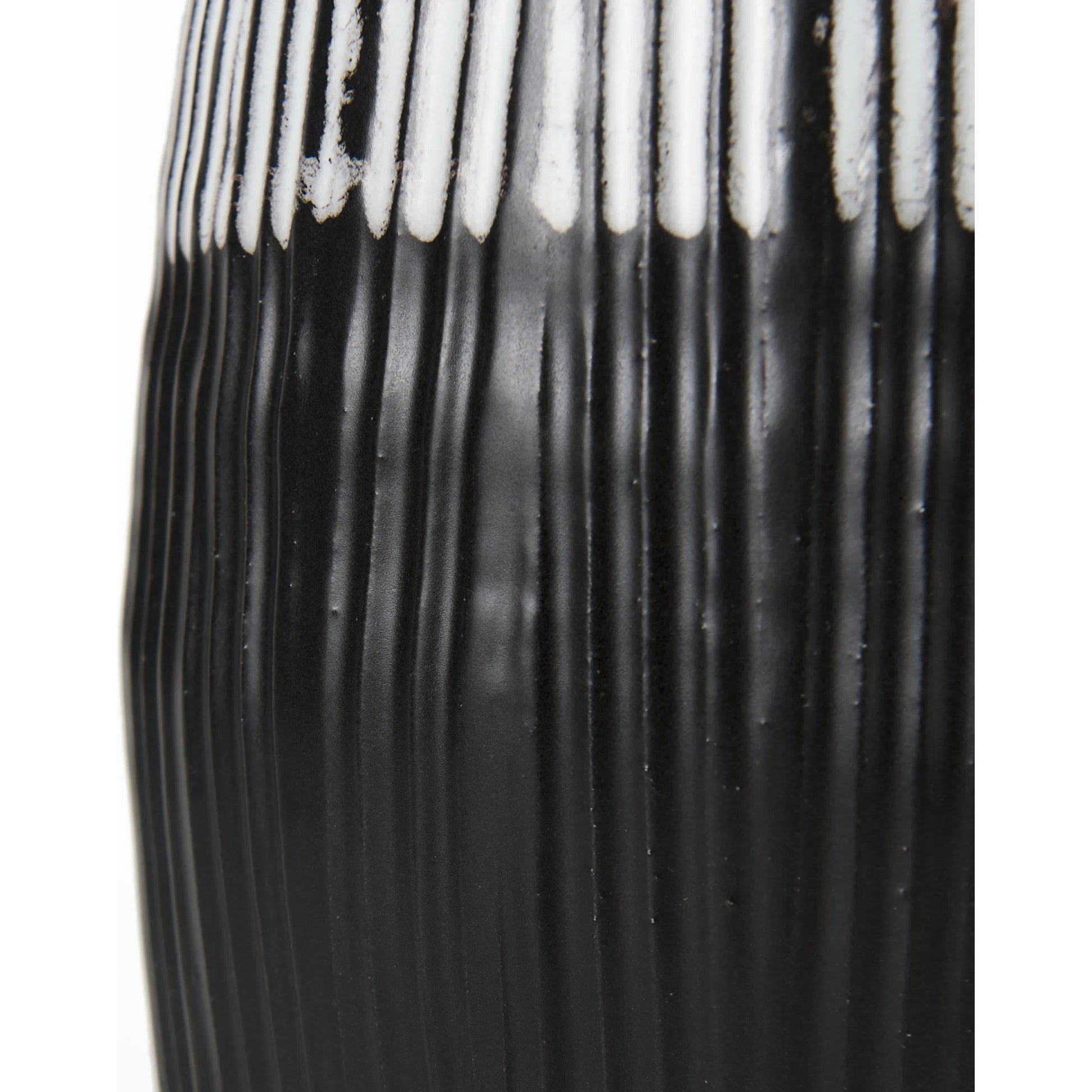 Tanami I Dark Vase by Mercana in dark brown. Made from ceramic in a eclectic & global style.