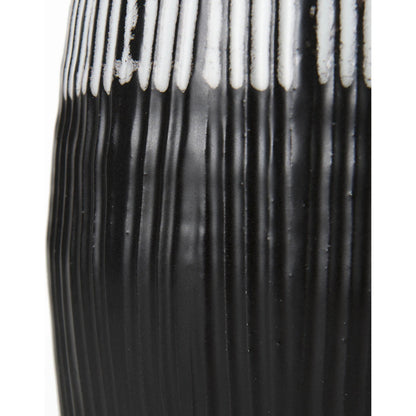 Tanami I Dark Vase by Mercana in dark brown. Made from ceramic in a eclectic & global style.