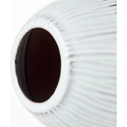 Tanami I Dark Vase by Mercana in dark brown. Made from ceramic in a eclectic & global style.