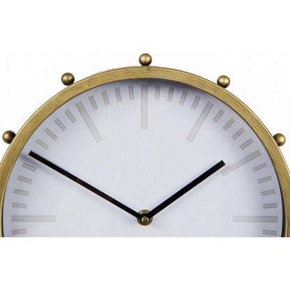 Marian Studded Table Clock by Mercana. Made from metal in a modern style.