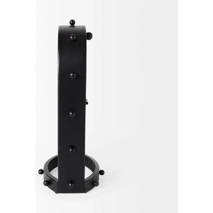 Marian Studded Standing Table Clock by Mercana. Made from metal in a modern style.