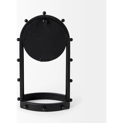 Marian Studded Standing Table Clock by Mercana. Made from metal in a modern style.