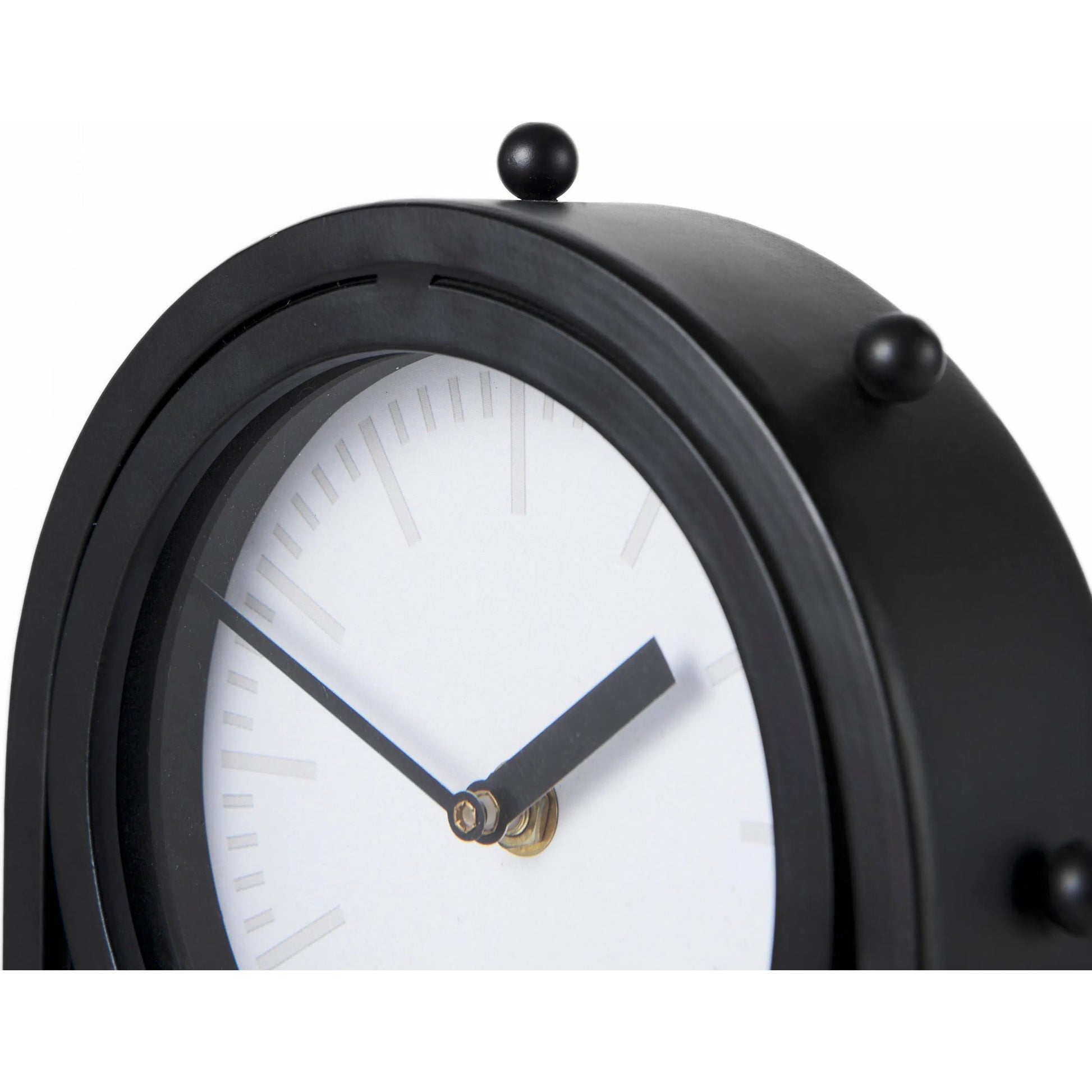 Marian Studded Standing Table Clock by Mercana. Made from metal in a modern style.
