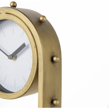 Marian Studded Standing Table Clock by Mercana. Made from metal in a modern style.