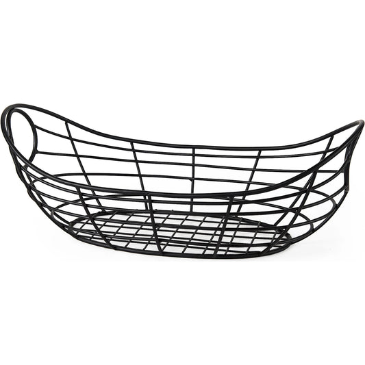 001 SI-2369561 | Primary Silo | Mateo Basket by Mercana in black. Made from metal in a unique style.