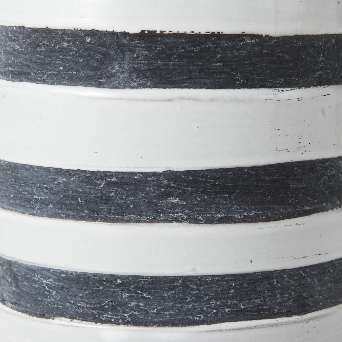 078 SR-815278 | Closeup | Harmon I Stripes Jug by Mercana in white, blue. Made from unique in a cottage & farmhouse style.