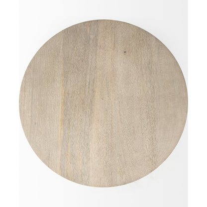 Maxwell End/Side Table by Mercana. Made from metal, wood in a modern style.