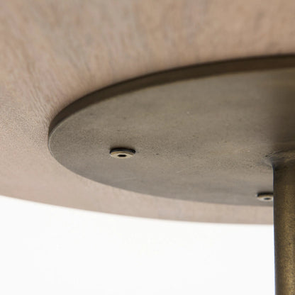 Maxwell End/Side Table by Mercana. Made from metal, wood in a modern style.