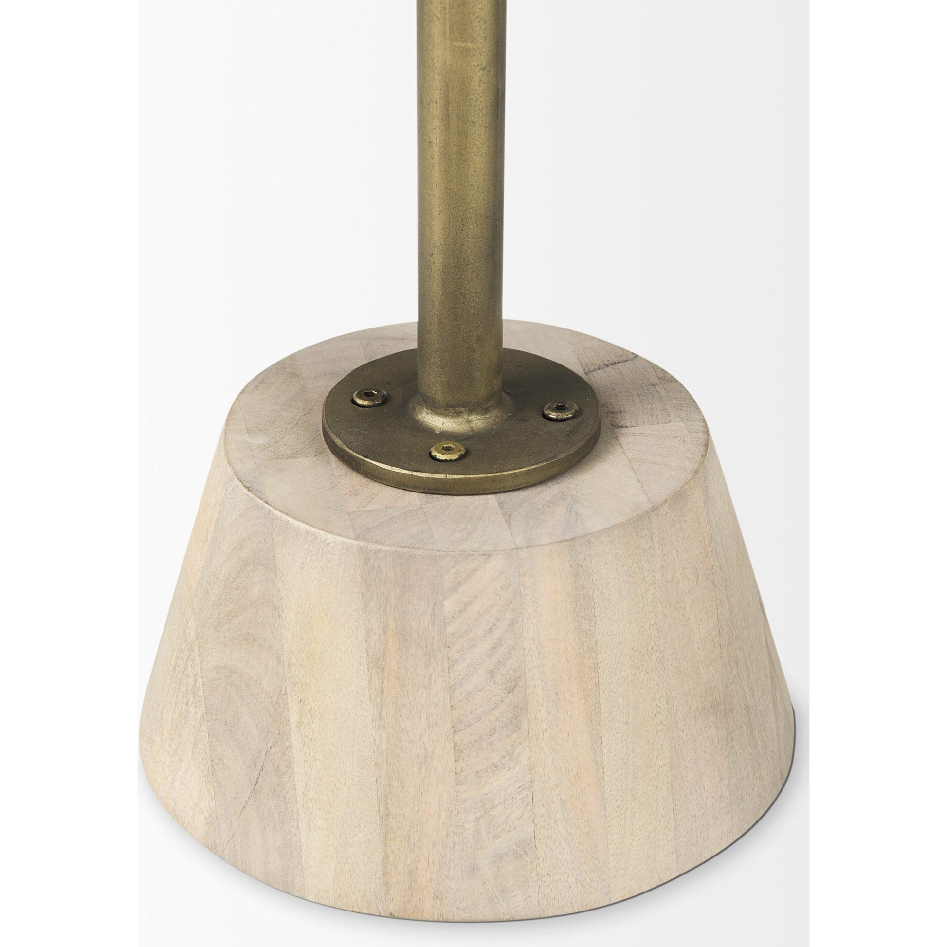 Maxwell End/Side Table by Mercana. Made from metal, wood in a modern style.