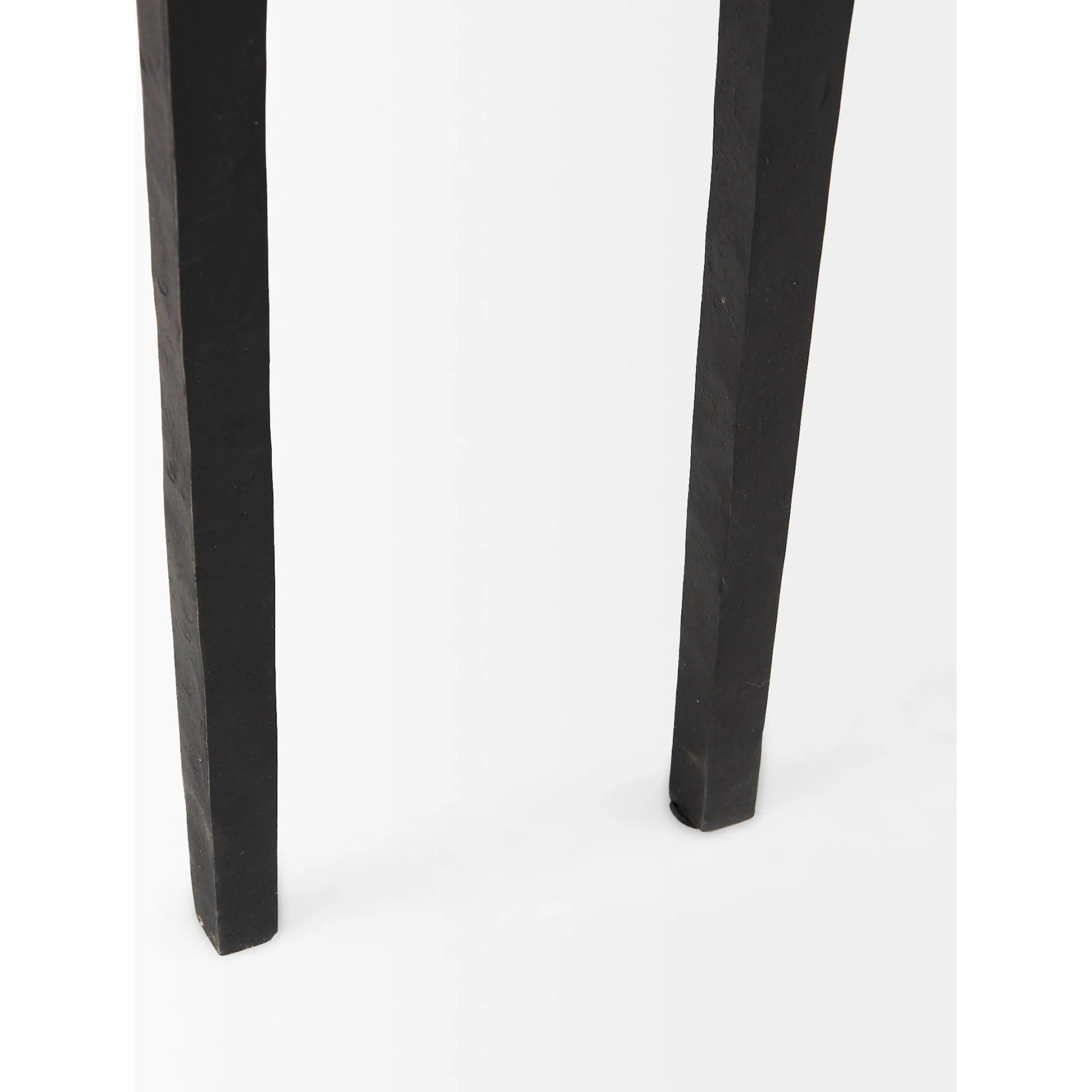 Timothy Console Table by Mercana in black. Made from iron in a transitional style.