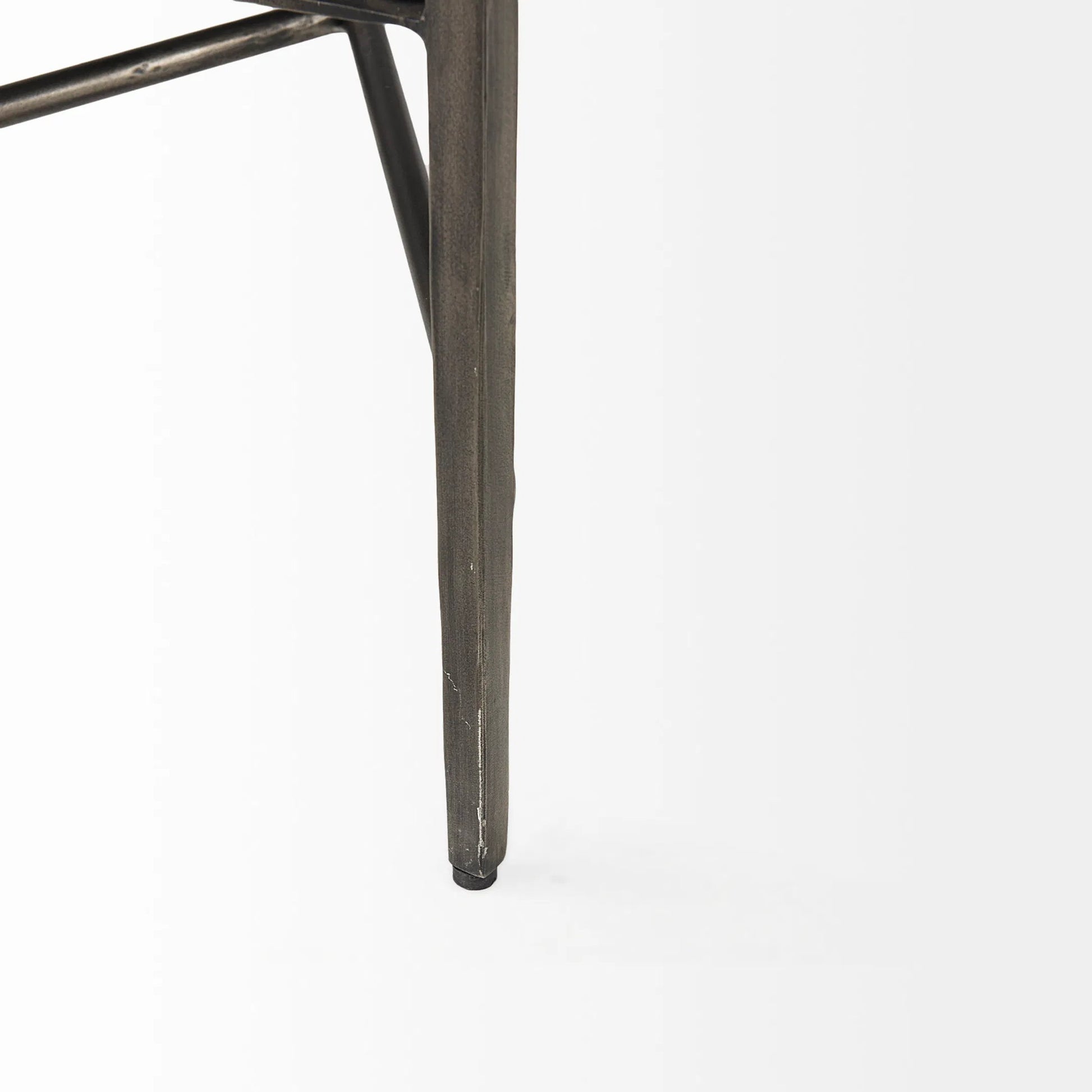 Charlotte Bench by Mercana in gray. Made from metal in a unique style.