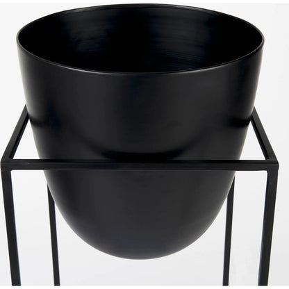 Bumble Plant Stands Set of Two by Mercana in black. Made from unique in a modern style.