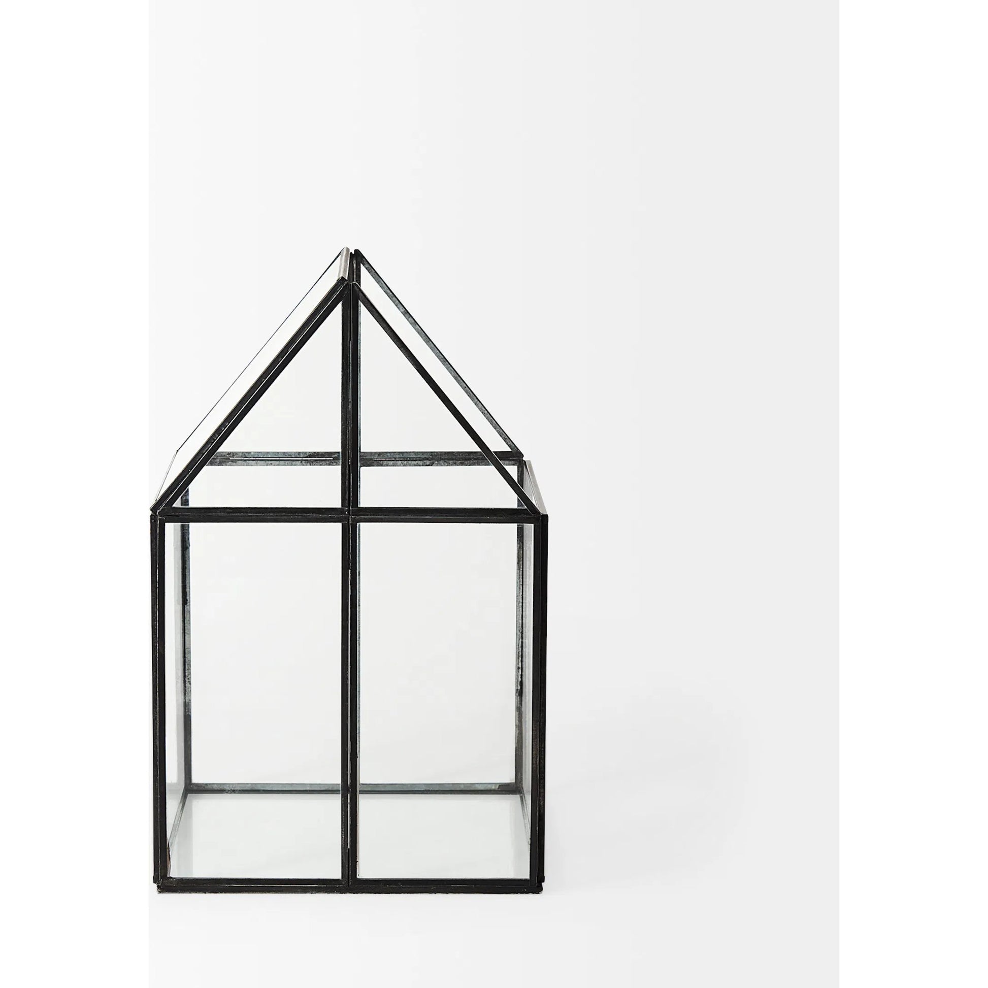 Sikes Hut Terrarium Base by Mercana in clear. Made from unique in a transitional style.