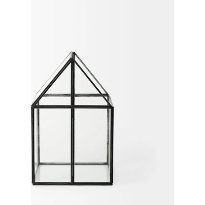 Sikes Hut Terrarium Base by Mercana in clear. Made from unique in a transitional style.