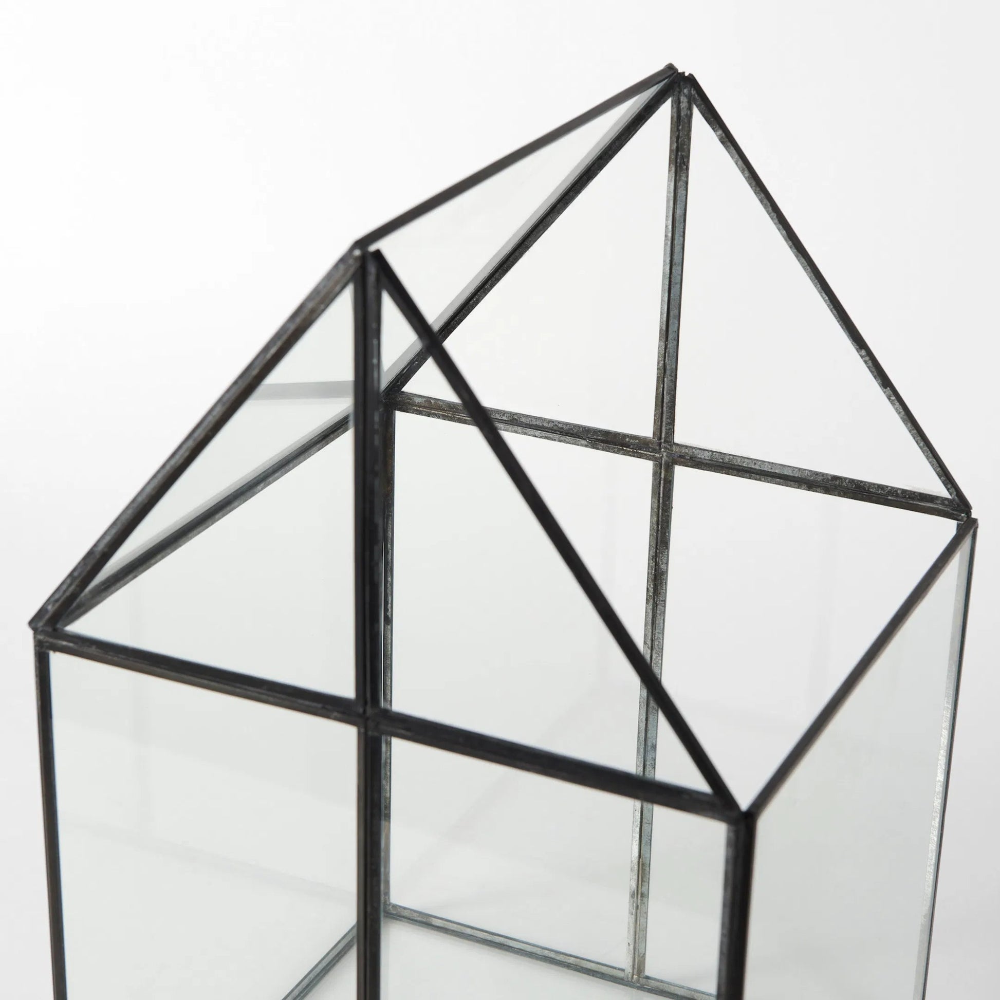 Sikes Hut Terrarium Base by Mercana in clear. Made from unique in a transitional style.
