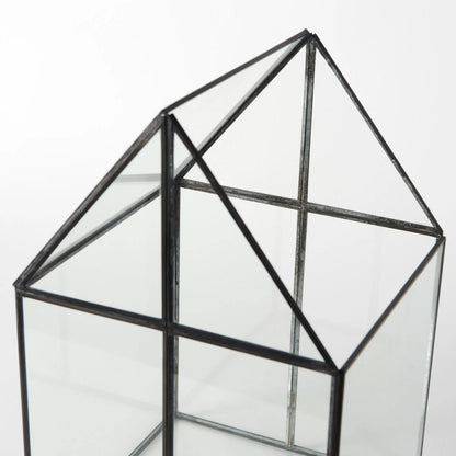 Sikes Hut Terrarium Base by Mercana in clear. Made from unique in a transitional style.