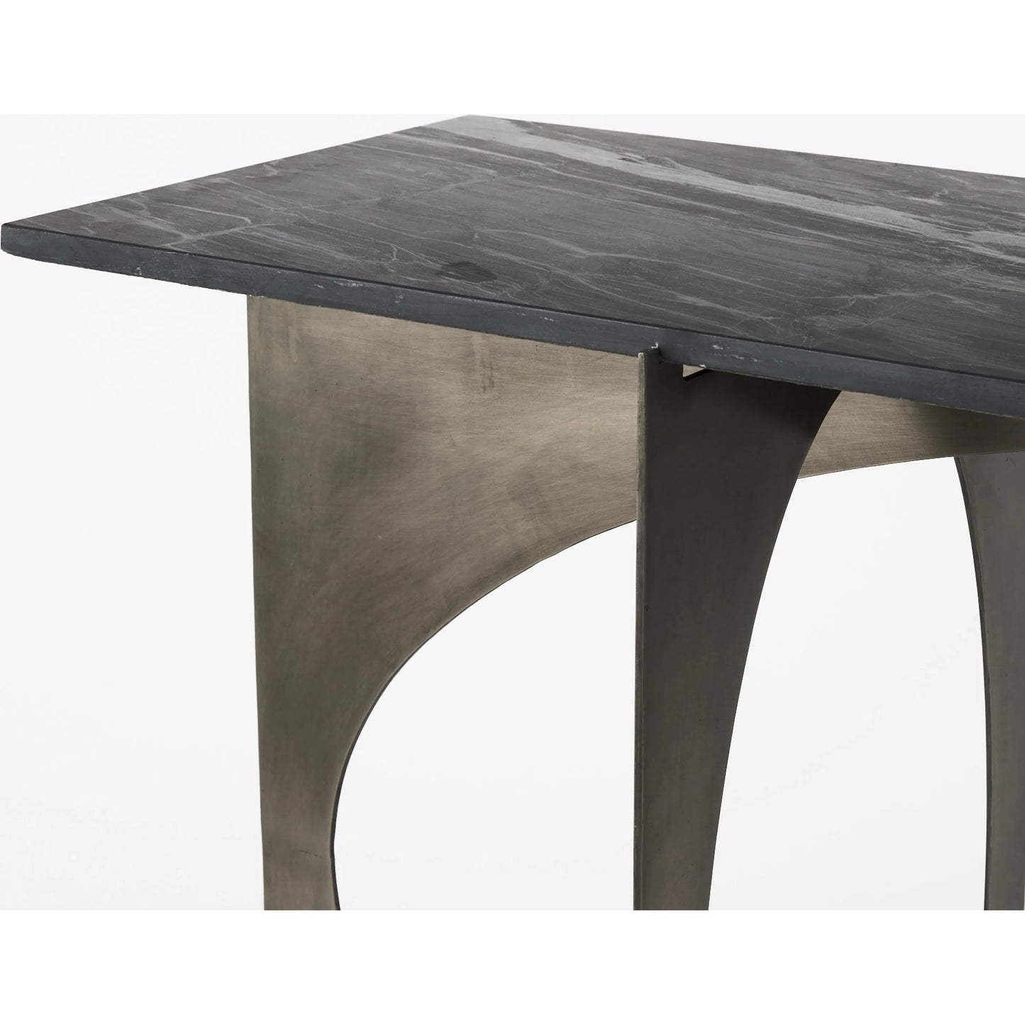 031 SI-2369353 | Closeup | Reinhold Console Table by Mercana. Made from iron in a eclectic & global style.