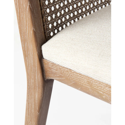 Clara Dining Chair (Set of 2) by Mercana. Made from fabric, wood in a transitional style.