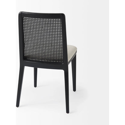 Clara Dining Chair (Set of 2) by Mercana. Made from fabric, wood in a transitional style.