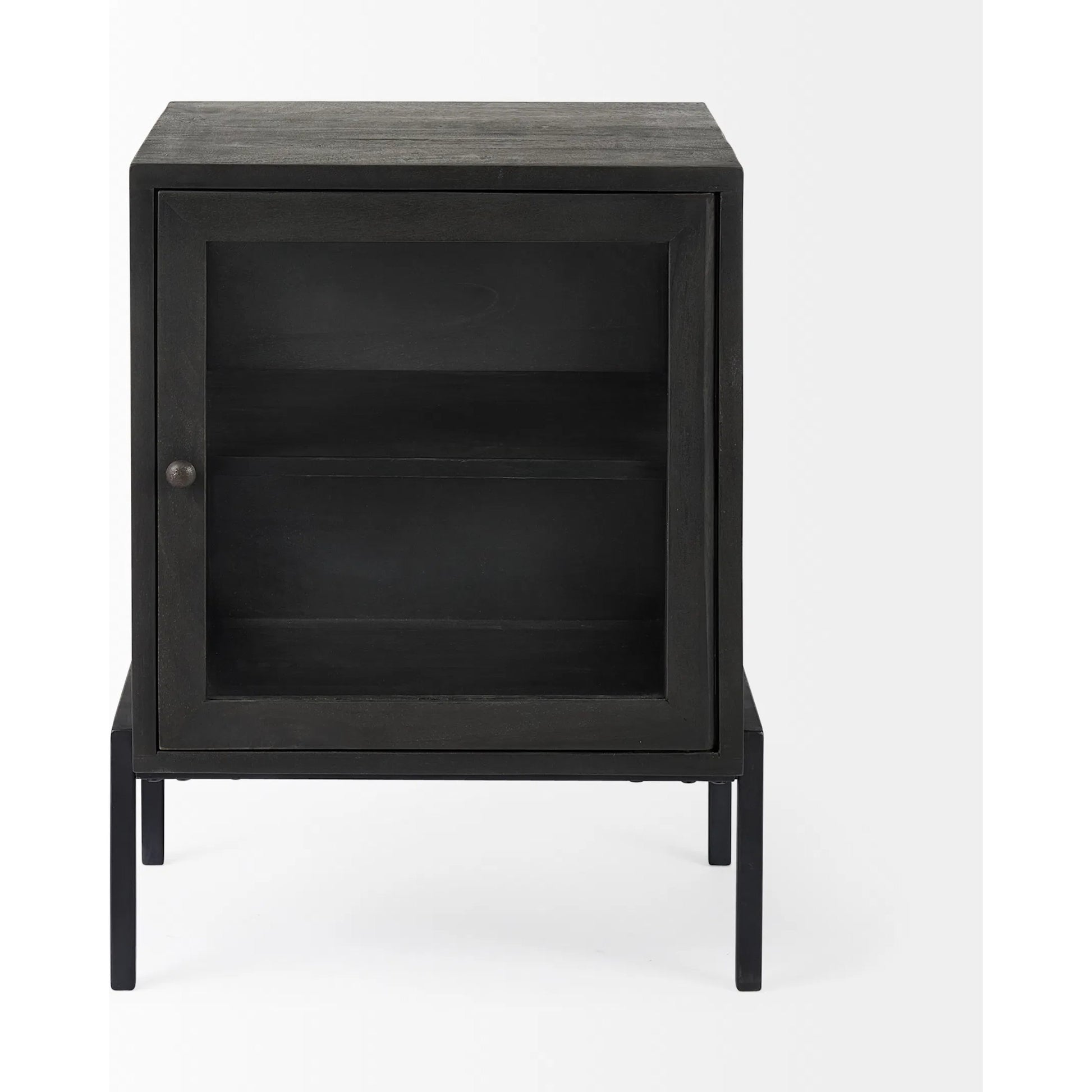 Arelius End Table by Mercana. Made from solid wood in a transitional style.