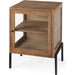 Arelius End Table by Mercana. Made from solid wood in a transitional style.